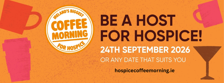 Hospice coffee morning banner -24th septemeber