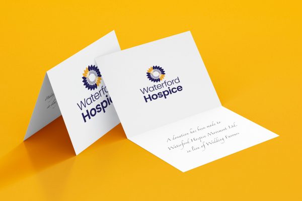 Waterford Hospice Wedding Favour Cards